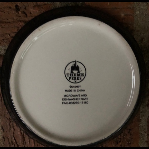 Disney Mickey’s Coffee Brand Really Swell Ceramic Espresso Saucer 4.75” - Picture 2 of 4